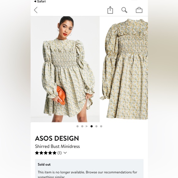ASOS edition baby doll dress - Picture 2 of 5